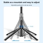 Yesido SF23 Gesichtsverfolgungs-Stativ Bluetooth-Selfie-Stick – Bild 4