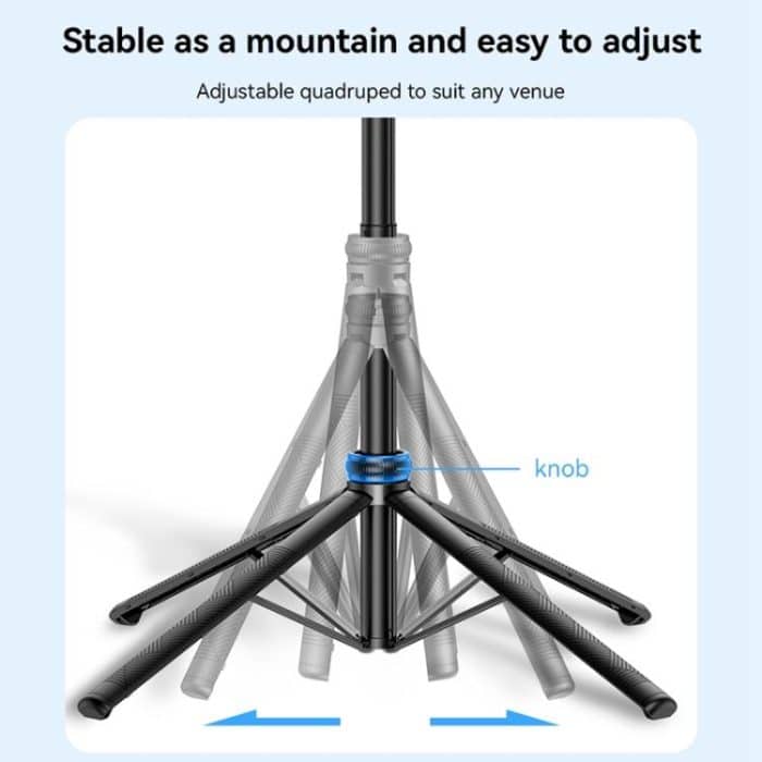 Yesido SF23 Gesichtsverfolgungs-Stativ Bluetooth-Selfie-Stick – Bild 4