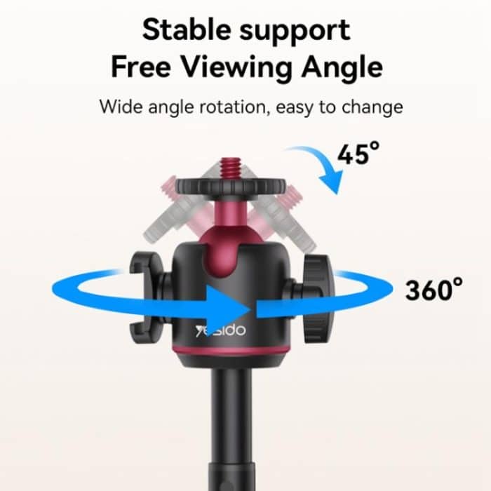 Yesido SF26 Kugelkopf-Teleskopstativ – Bild 6