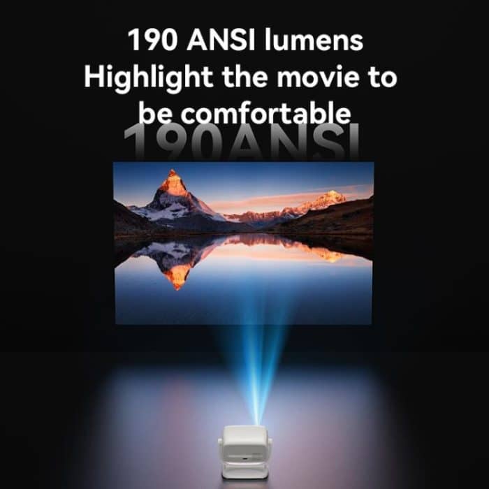 Yesido TV13 1280x720P 190ANSI Android 9.0 Serie Smart Projektor, EU Plug, UK Plug – Bild 3