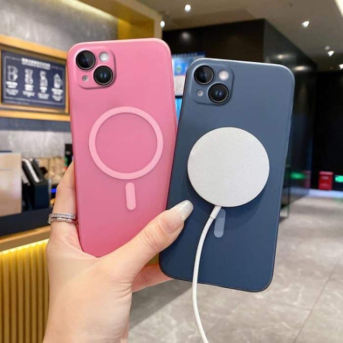 Ice Fog MagSafe PC-Telefonhülle mit feinen Löchern, For iPhone 14, For iPhone 14 Pro, For iPhone 14 Pro Max – Bild 5