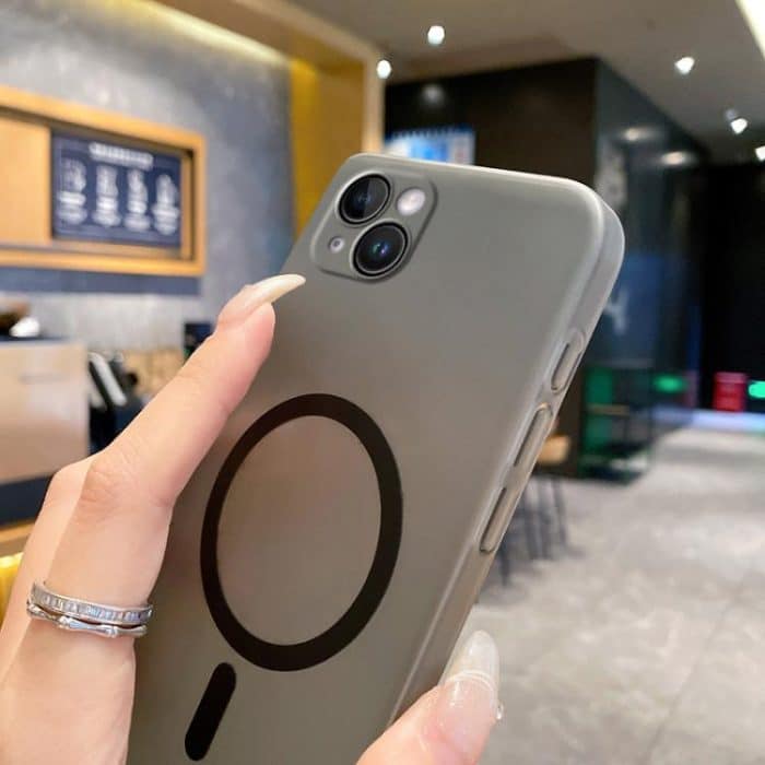 Ice Fog MagSafe PC-Telefonhülle mit feinen Löchern, For iPhone 14, For iPhone 14 Pro, For iPhone 14 Pro Max – Bild 6