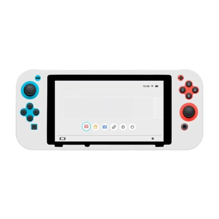 Vollschutzhülle aus Silikon in Vollfarbe für Spielekonsole, For Nintendo Switch