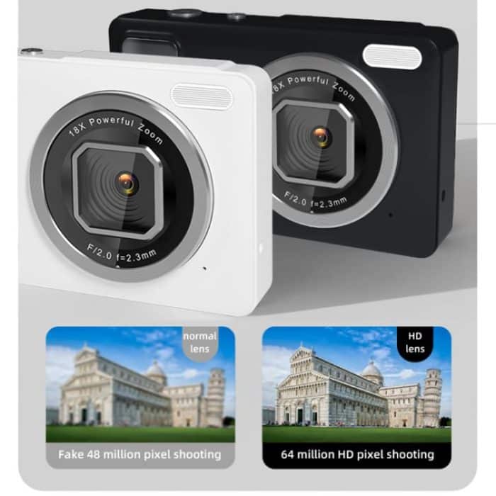 DC15 2,4 Zoll 18X Digitalzoom Kamera 4K HD Video 64MP Aufnahme – Bild 3