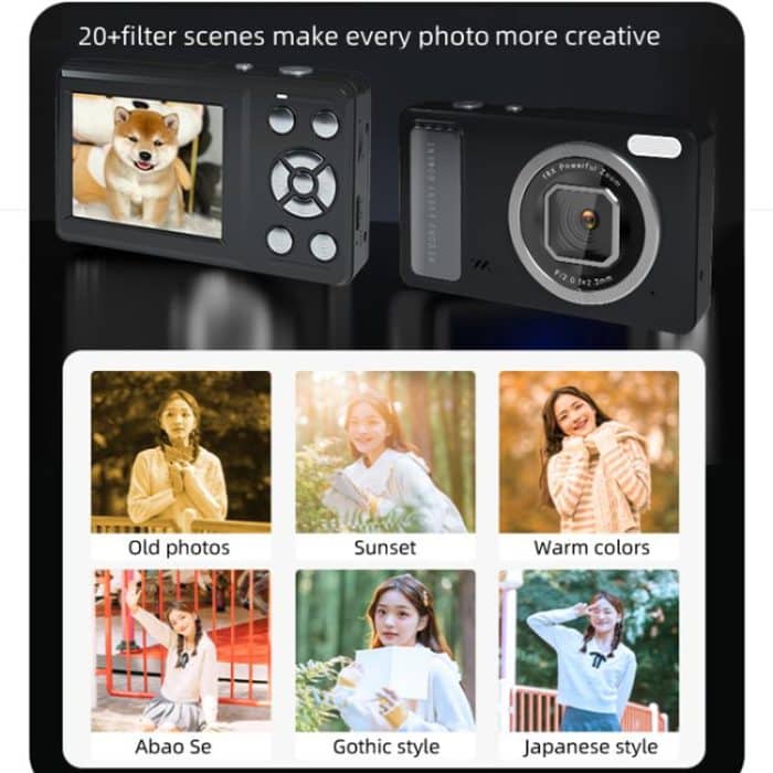 DC15 2,4 Zoll 18X Digitalzoom Kamera 4K HD Video 64MP Aufnahme – Bild 7