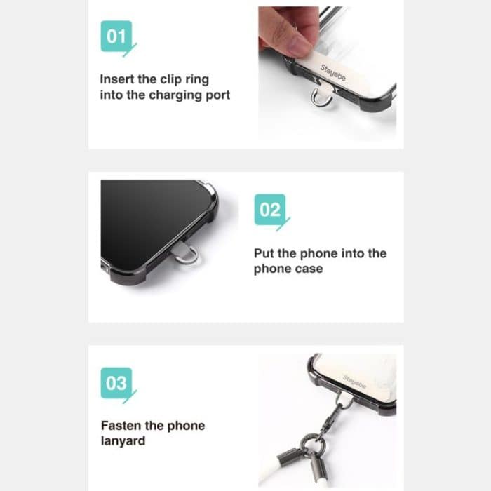 DUX DUCIS Stoyobe Telefongurt-Adapter aus Nylongewebe – Bild 5