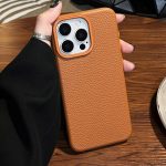 TPU-Telefonhülle mit Litschi-Textur, For iPhone 15 Plus / 14 Plus, For iPhone 15, For iPhone 13 / 14 – Bild 7