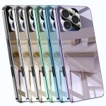 Galvanisierender Eiskristall-Airbag, vollständige Abdeckung, stoßfeste Handyhülle, For iPhone 16, For iPhone 15 Pro Max, For iPhone 15 Pro, For iPhone 15 Plus – Bild 2