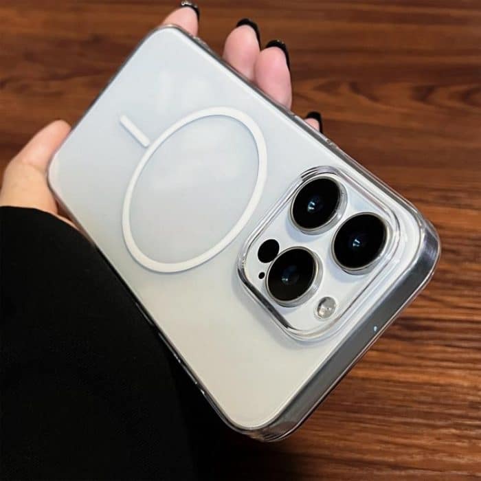 Transparente, dünne, runde PC-MagSafe-Telefonhülle, For iPhone 15 Plus / 14 Plus, For iPhone 15, For iPhone 14 / 13 – Bild 7