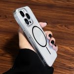 Transparente, dünne, runde PC-MagSafe-Telefonhülle, For iPhone 16 Pro Max, For iPhone 16 Pro, For iPhone 16 Plus – Bild 4