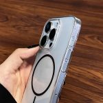 Transparente, dünne, runde PC-MagSafe-Telefonhülle, For iPhone 16 Pro Max, For iPhone 16 Pro, For iPhone 16 Plus – Bild 5