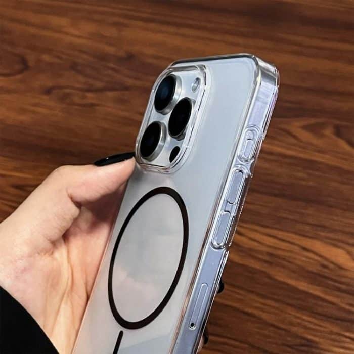 Transparente, dünne, runde PC-MagSafe-Telefonhülle, For iPhone 13 Pro, For iPhone 12 / 12 Pro, For iPhone 12 Pro Max – Bild 5