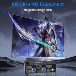 KC-KVM8202 8K 60Hz USB3.0 / HDMI 2-Port Dual-Monitor KVM-Switch, US Plug, EU Plug, UK Plug, AU Plug – Bild 7