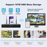 SriHome NVS001E-IPC039B 5MP 8CH HD NVR Drahtloses Kameraset, US Plug, EU Plug, AU Plug, UK Plug – Bild 9