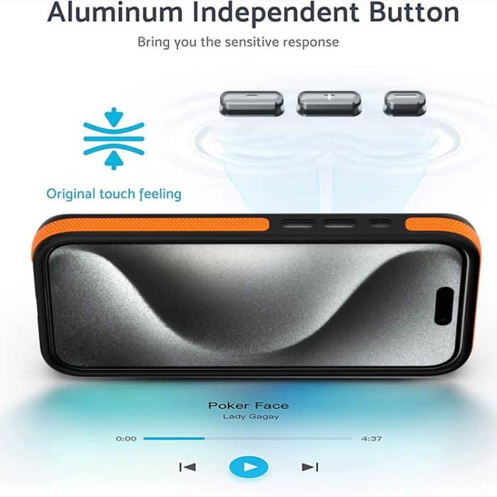 Zweifarbige MagSafe-Telefonhülle mit Skin Feel, For iPhone 15 Pro, For iPhone 15 Plus, For iPhone 15, For iPhone 14 Plus – Bild 3