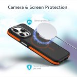 Zweifarbige MagSafe-Telefonhülle mit Skin Feel, For iPhone 16e, For iPhone 16 Plus, For iPhone 16, For iPhone 15 Pro Max – Bild 4