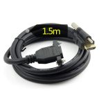 HDMI-auf-HDMI-HDMI-Verlängerungskabel mit festem Panel, Länge: 1,5 m, HDMI to HDMI, Length: 1.5m – Bild 3