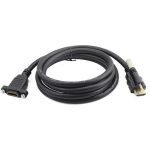 HDMI-auf-HDMI-HDMI-Verlängerungskabel mit festem Panel, Länge: 1,5 m, HDMI to HDMI, Length: 1.5m – Bild 5