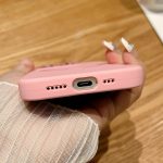 MagSafe Silikon-Telefonhülle mit kleinem Fenster und Acrylglaslinse, For iPhone 15 Plus, For iPhone 15 – Bild 5