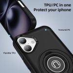 Magnetische Handyhülle mit Ringhalter, For iPhone 16, For iPhone 15 Pro Max, For iPhone 15 Pro, For iPhone 15 Plus – Bild 2