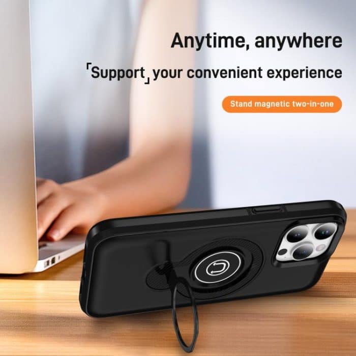 Magnetische Handyhülle mit Ringhalter, For iPhone 14 Pro Max, For iPhone 13 Pro Max, For iPhone 13 Pro, For iPhone 13 – Bild 3