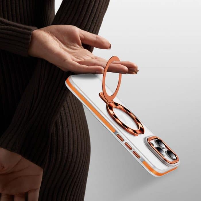 Zweifarbige TPU-Hybrid-Acryl-MagSafe-Telefonhülle mit magnetischer Halterung, For iPhone 16 Pro Max, For iPhone 16 Pro, For iPhone 16 Plus, For iPhone 16 – Bild 5