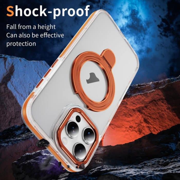 Zweifarbige TPU-Hybrid-Acryl-MagSafe-Telefonhülle mit magnetischer Halterung, For iPhone 16 Pro Max, For iPhone 16 Pro, For iPhone 16 Plus, For iPhone 16 – Bild 6