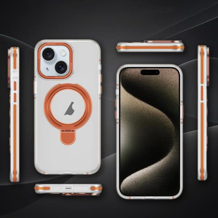 Zweifarbige TPU-Hybrid-Acryl-MagSafe-Telefonhülle mit magnetischer Halterung, For iPhone 14 Plus, For iPhone 14, For iPhone 14 Pro, For iPhone 14 Pro Max – Bild 2