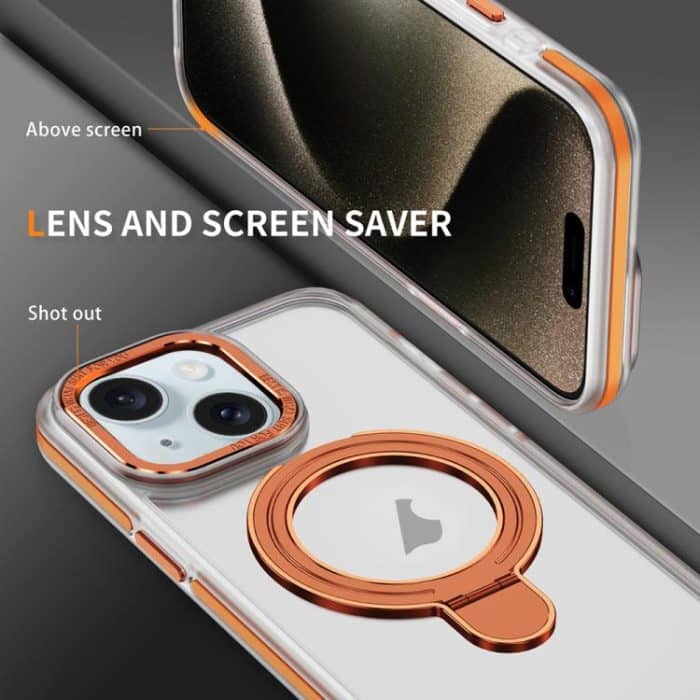 Zweifarbige TPU-Hybrid-Acryl-MagSafe-Telefonhülle mit magnetischer Halterung, For iPhone 14 Plus, For iPhone 14, For iPhone 14 Pro, For iPhone 14 Pro Max – Bild 3