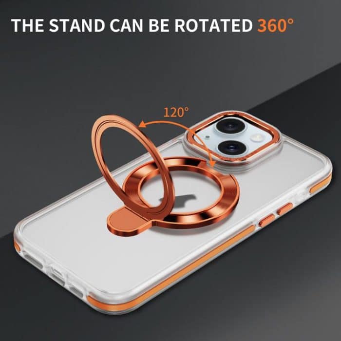 Zweifarbige TPU-Hybrid-Acryl-MagSafe-Telefonhülle mit magnetischer Halterung, For iPhone 14 Plus, For iPhone 14, For iPhone 14 Pro, For iPhone 14 Pro Max – Bild 4