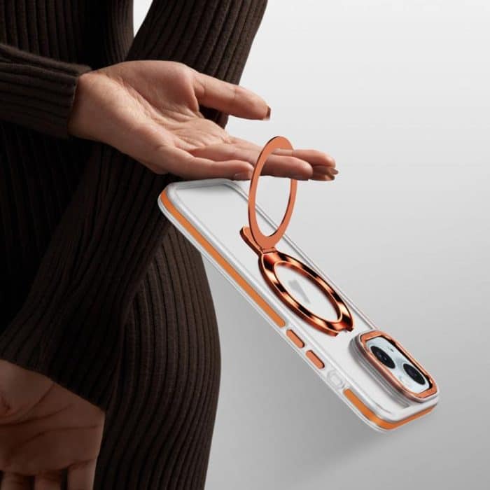 Zweifarbige TPU-Hybrid-Acryl-MagSafe-Telefonhülle mit magnetischer Halterung, For iPhone 14 Plus, For iPhone 14, For iPhone 14 Pro, For iPhone 14 Pro Max – Bild 5