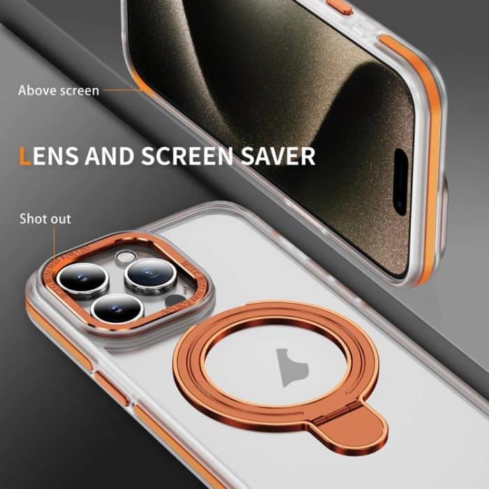 Zweifarbige TPU-Hybrid-Acryl-MagSafe-Telefonhülle mit magnetischer Halterung, For iPhone 12 Pro Max, For iPhone 12 Pro, For iPhone 11, For iPhone XR – Bild 3