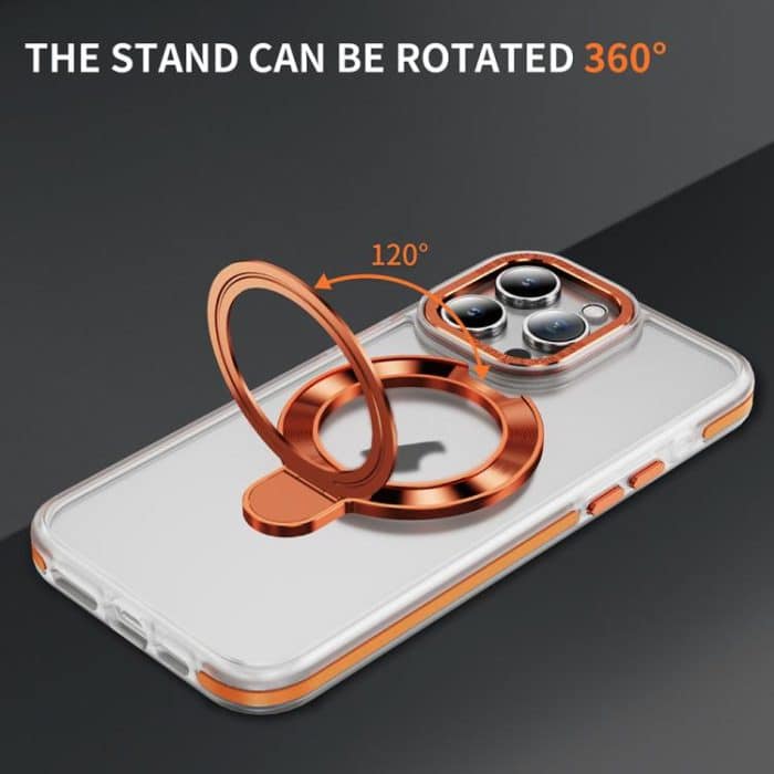 Zweifarbige TPU-Hybrid-Acryl-MagSafe-Telefonhülle mit magnetischer Halterung, For iPhone 12 Pro Max, For iPhone 12 Pro, For iPhone 11, For iPhone XR – Bild 4