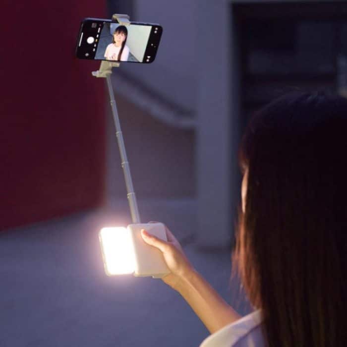 E6 Bluetooth-Telefon-Filmassistent-Selfie-Einbeinstativ mit Fülllicht, E6 with Fill Light – Bild 9