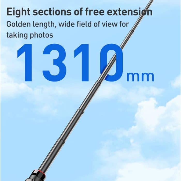 Lenovo Thinkplus H1V Premium Bluetooth-Selfie-Stick aus Aluminiumlegierung, 1,3 m – Bild 3