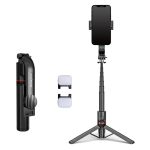 Lenovo Thinkplus H11L Premium Edition Aluminum Alloy Bluetooth Selfie Stick with Dual Fill Lights, 1.1m