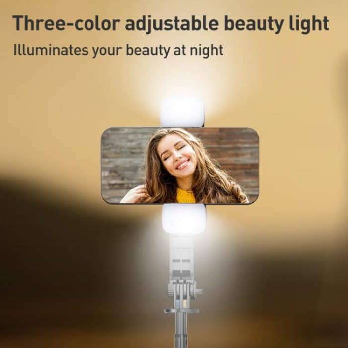 Lenovo Thinkplus H11L Premium Edition Aluminum Alloy Bluetooth Selfie Stick with Dual Fill Lights, 1.1m – Bild 8