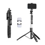 Lenovo Thinkplus H18B Flagship Stainless Steel Bluetooth Selfie Stick with Dual Fill Light, 1.8m