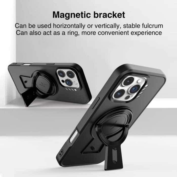 Y-shape Holder MagSafe Rugged Shockproof Phone Case, For iPhone 15 Pro Max, For iPhone 15 Pro, For iPhone 15 Plus, For iPhone 15 – Bild 4