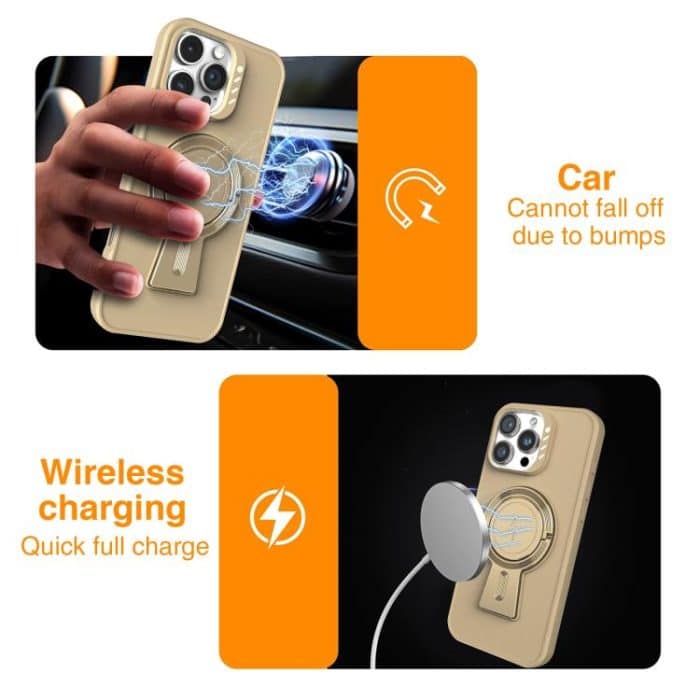 Y-shape Holder MagSafe Rugged Shockproof Phone Case, For iPhone 13 Pro Max, For iPhone 13 Pro, For iPhone 13, For iPhone 12 – Bild 9