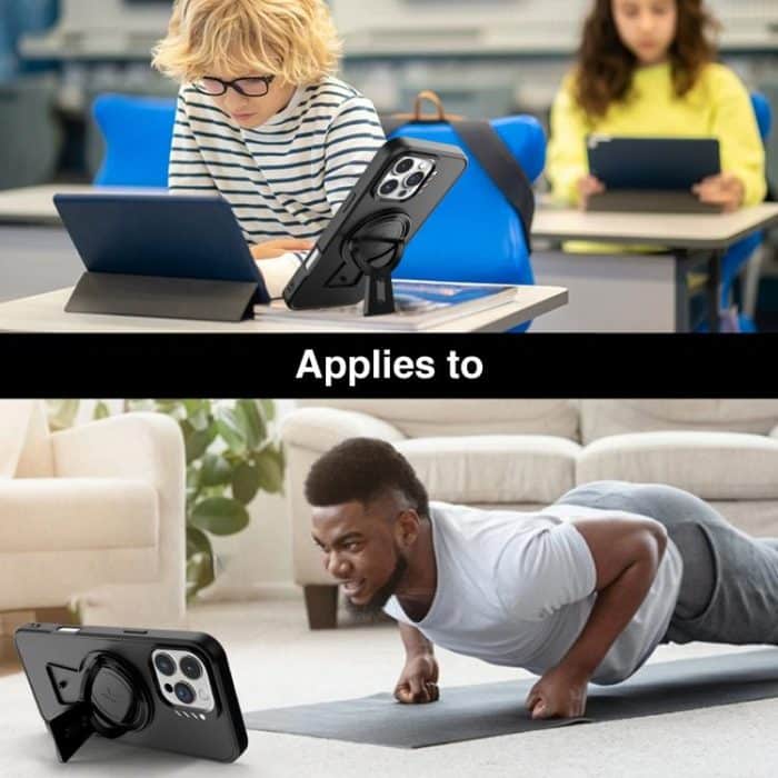 Y-shape Holder MagSafe Rugged Shockproof Phone Case, For iPhone 14 Plus, For iPhone 14, For iPhone 14 Pro, For iPhone 14 Pro Max – Bild 10