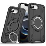 Rotating Ring Holder Magnetic MagSafe Phone Case, For iPhone 16e, For iPhone 16 Pro Max, For iPhone 16 Pro, For iPhone 16 Plus