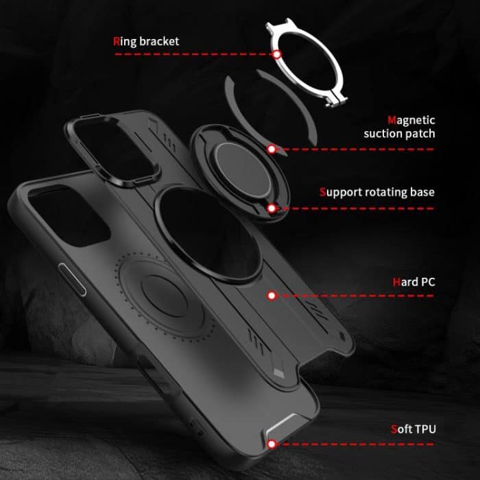 Rotating Ring Holder Magnetic MagSafe Phone Case, For iPhone 15, For iPhone 14 Plus, For iPhone 14, For iPhone 14 Pro – Bild 8
