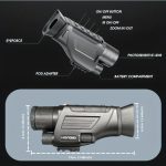 NVG355 4K HD Monocular Digital Night Vision Device – Bild 6