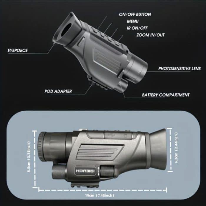 NVG355 4K HD Monocular Digital Night Vision Device – Bild 6