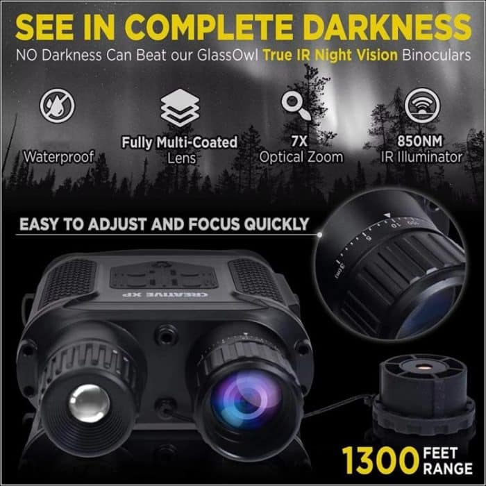 NVG400PRO 3 inch LCD Screen Binocular Digital Night Vision Device – Bild 9