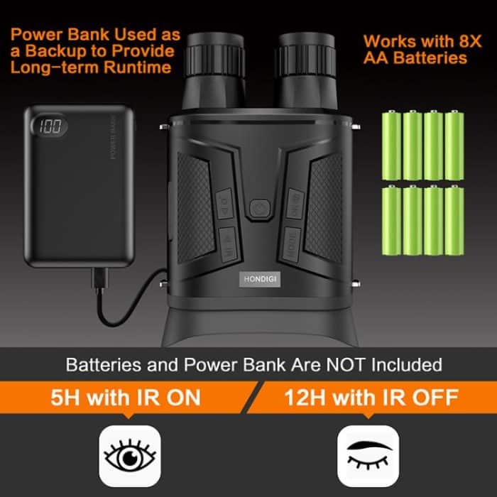 NVG800LS 3 inch LCD Screen Binocular Digital Night Vision Device – Bild 9