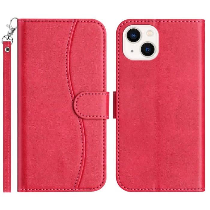 EDA007760209A.jpg Dual-Folded S-shape Leather Phone Case, For iPhone 15, For iPhone 14 Plus, For iPhone 14, For iPhone 14 Pro – Bild 1