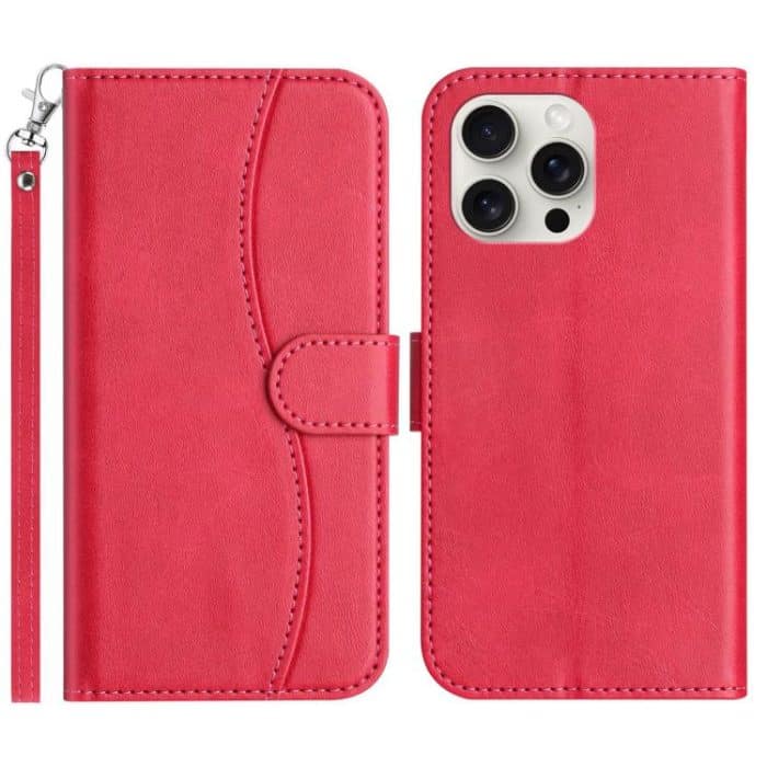 EDA007760213A.jpg Dual-Folded S-shape Leather Phone Case, For iPhone 14 Pro Max, For iPhone 7 / 8 / SE 2022, For iPhone 13 Pro Max, For iPhone 13 Pro – Bild 1