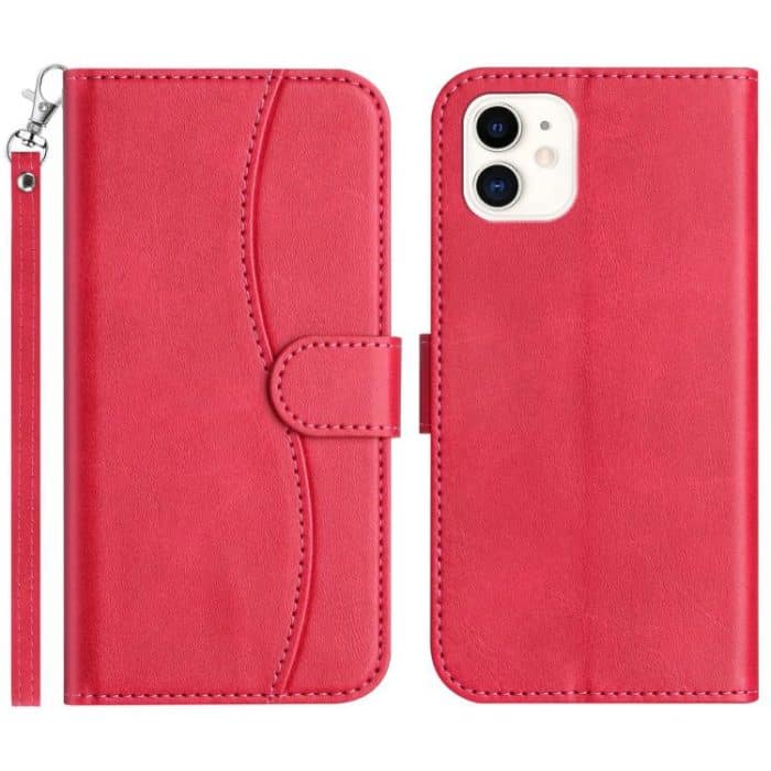 EDA007760221A.jpg Dual-Folded S-shape Leather Phone Case, For iPhone 12 mini, For iPhone 11 Pro Max, For iPhone 11, For iPhone 11 Pro – Bild 1